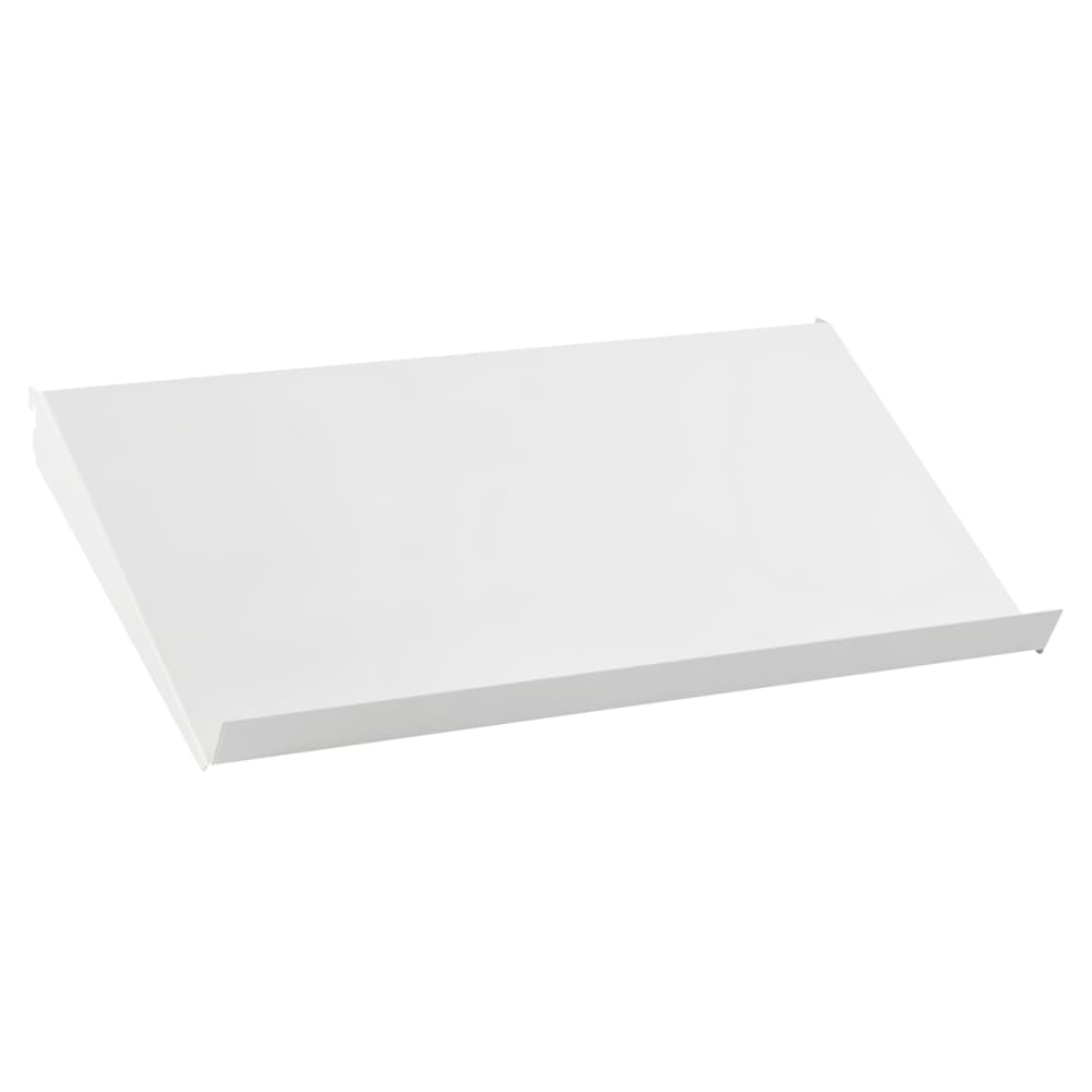 elfa Top Track System - Angled Metal Shelf - 598 x 348mm - White