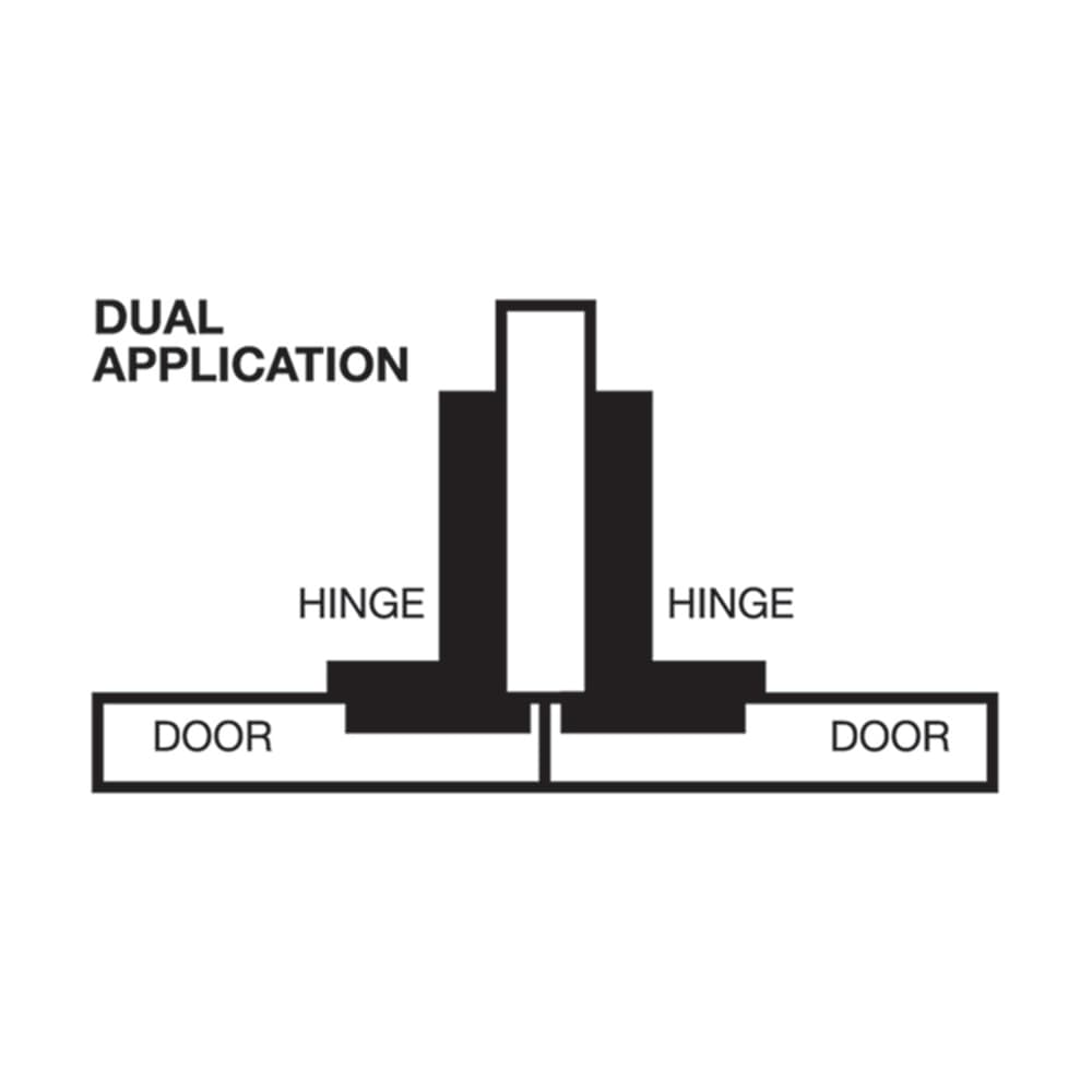 Klug Clip-On Cabinet Hinge - 105° - Half Overlay - Zinc Plated - Pair