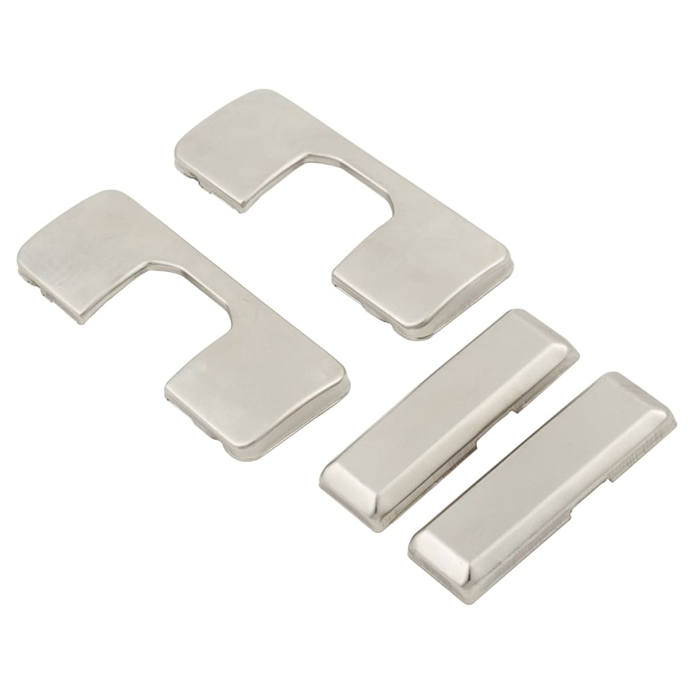 Klug Cabinet Hinge Cover Plate - Suits 95°, 105° & 110° Cabinet Hinges - 2 x Arm & 2 x Boss Covers 