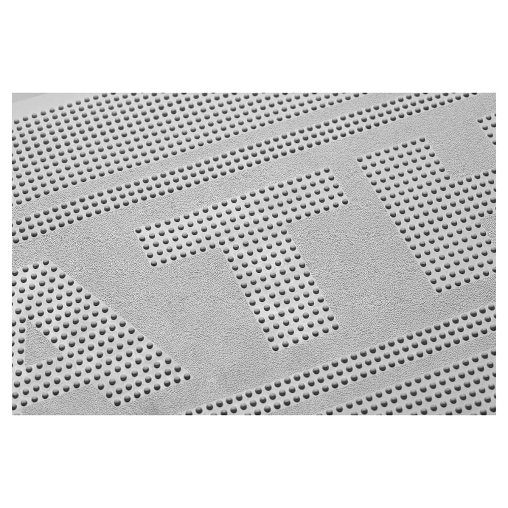 Croydex Rubber Bath Mat - 740 x 340mm - Grey