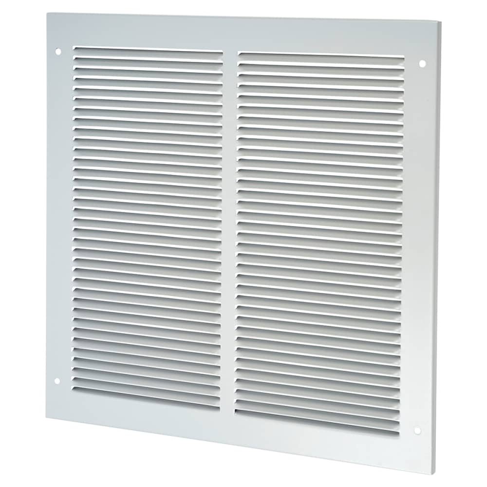 Lorient Vent Cover Grille - 345 x 345mm to suit Transfer Vent 300 x 300mm - Satin Silver