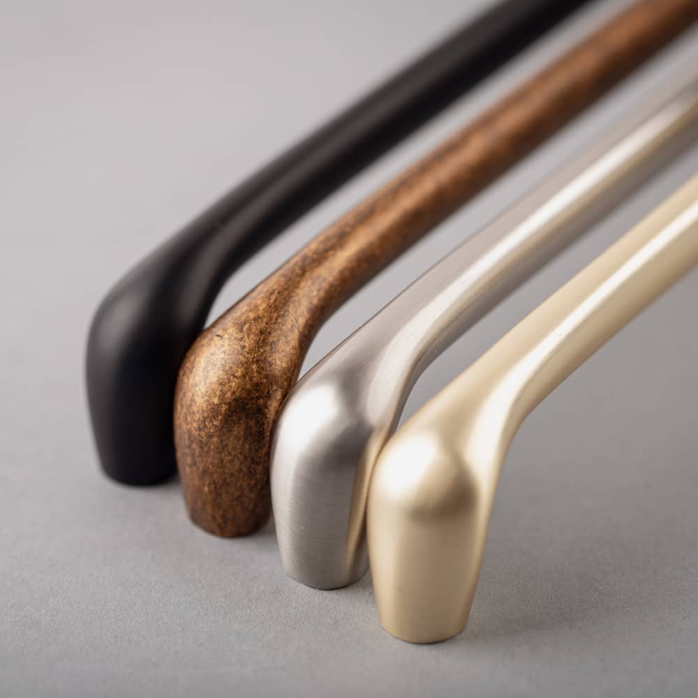 Altro Keswick 7mm D-Bar Cabinet Pull Handle - 128mm Centres - Matt Black