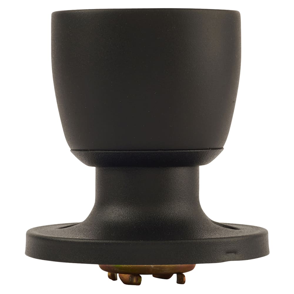 Touchpoint Hotel Mortice Door Knobset - Passage - 60mm Rose Diameter - Matt Black