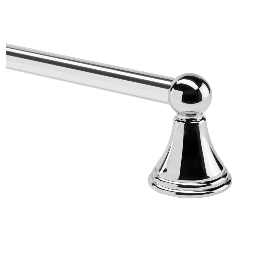 Croydex Westminster Round Towel Rail - 57 x 520 x 80mm - Polished Chrome