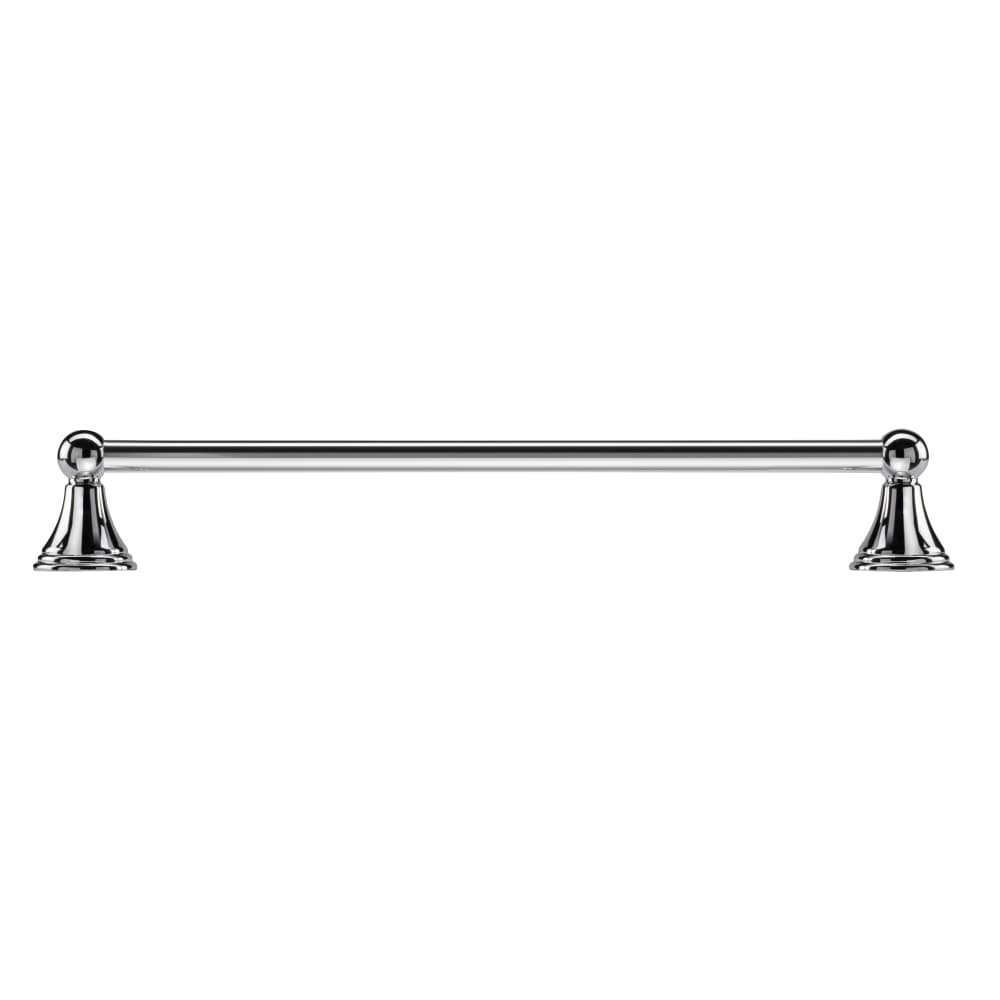 Croydex Westminster Round Towel Rail - 57 x 520 x 80mm - Polished Chrome