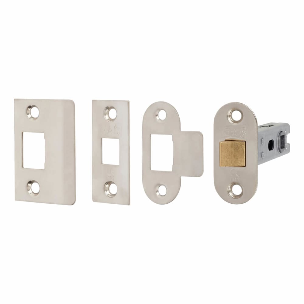 Touchpoint Rimini Latch Door Handle on Rose Kit - Satin Chrome