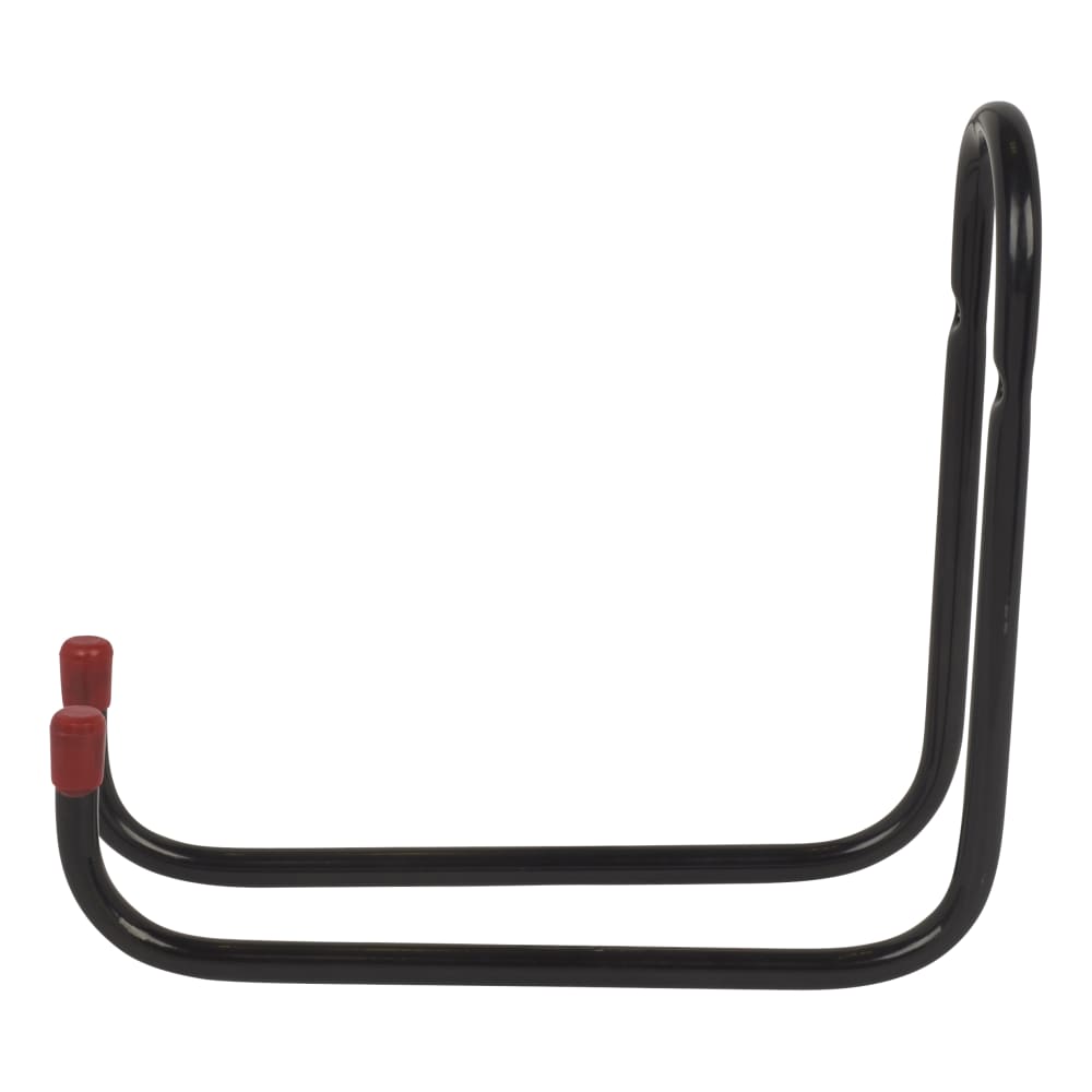 Rothley Tubular Garage and Shed Double Storage Hook - 220mm Depth - Black & Red