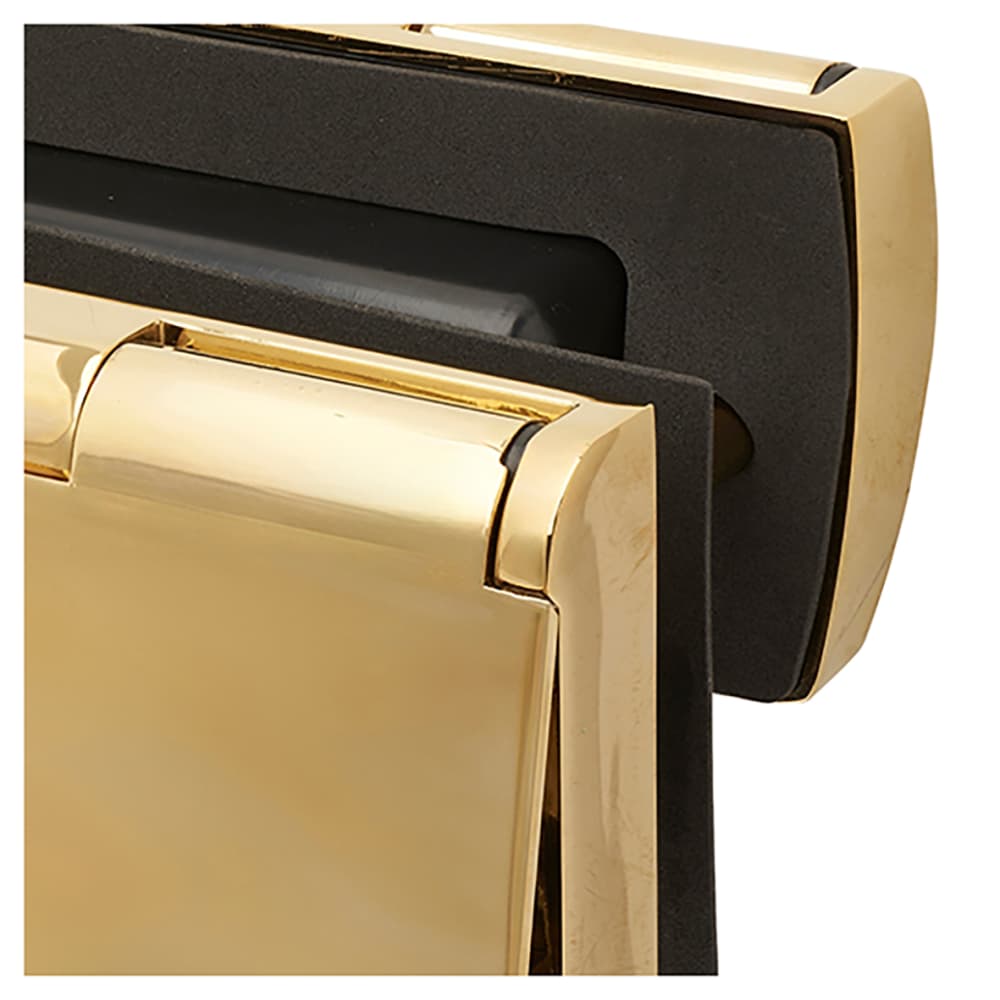 Arrone AR708FHS Fire Rated TS008 Security Letter Plate - 310 x 21mm - Polished Brass