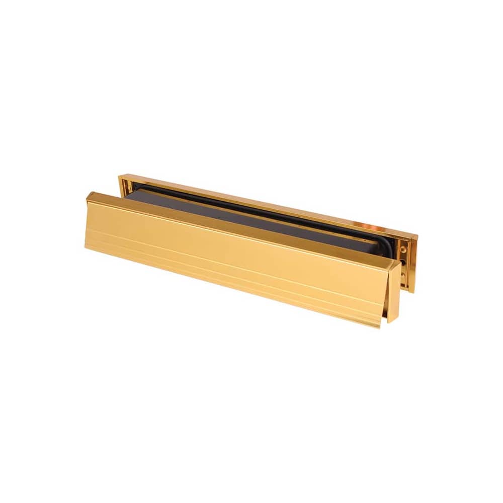 Yale Slimmaster Letter Plate - 316 x 50mm - Gold