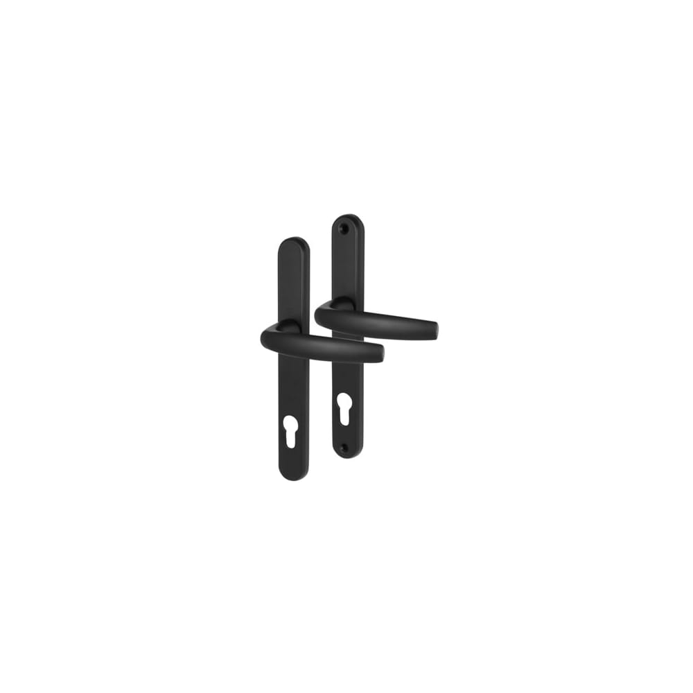 Hoppe Atlanta 1530/3830N uPVC Multipoint Door Handle - 140mm Bolt c/c - 92mm c/c - Black