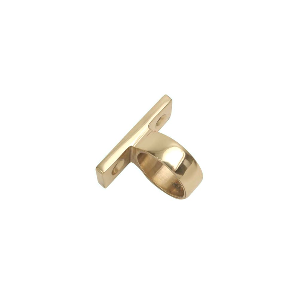 Altro Standard Mounting Sash Ring Lift - 32mm Diameter - Polished Brass