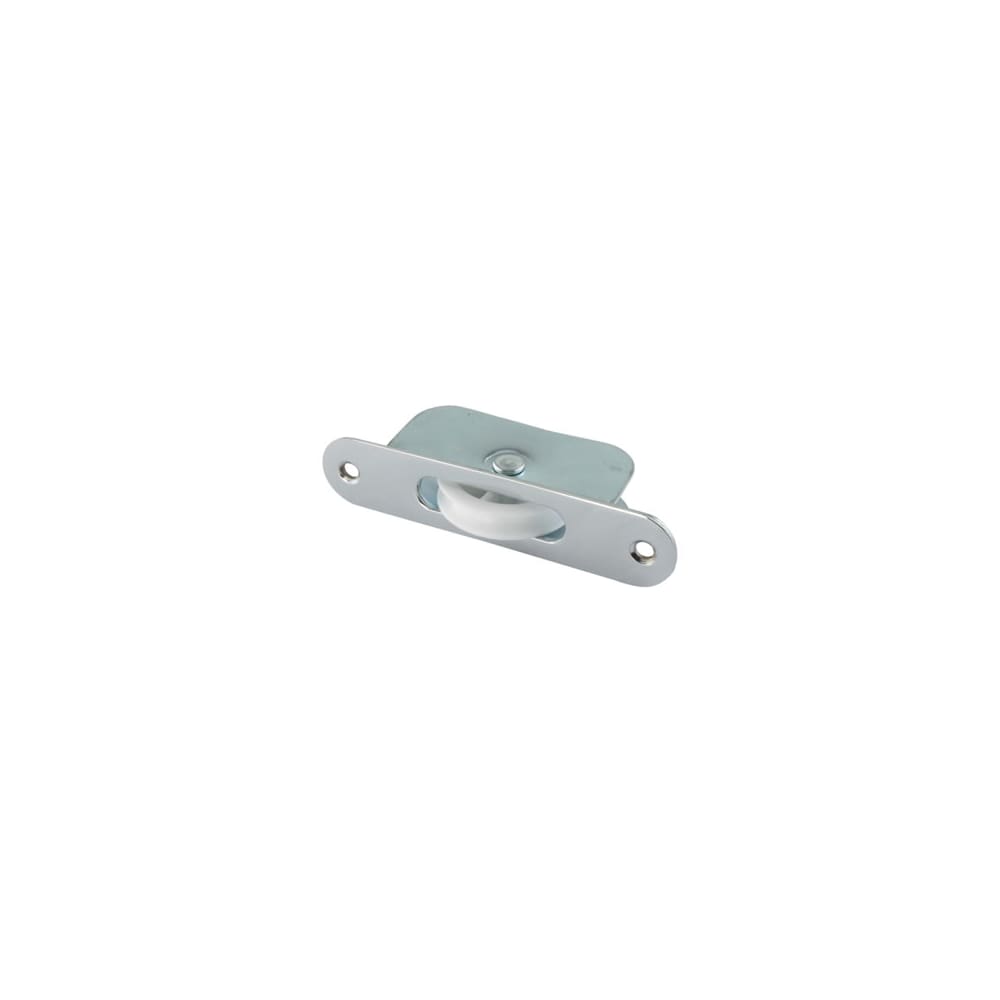 Touchpoint Radius Axle Sash Window Pulley - 44mm Curved Nylon Wheel - Polished Chrome 