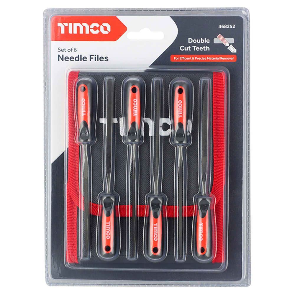 TIMCO Needle File Set - Pack of 6