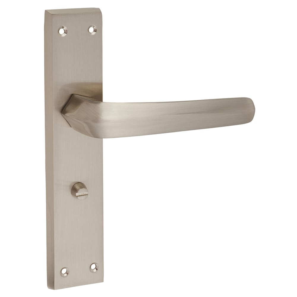 Altro Norley Bathroom Door Handle - 200 x 42mm - Satin Nickel