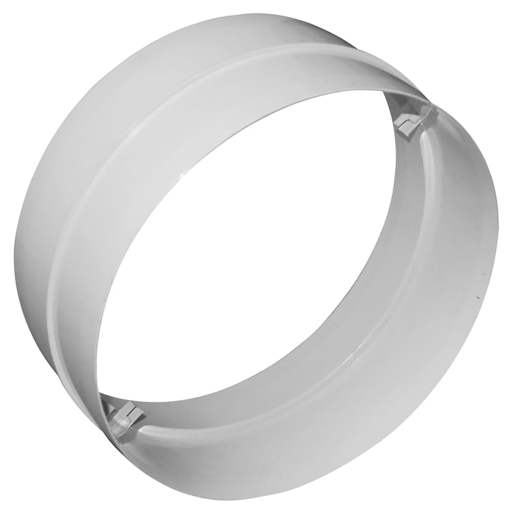 Manrose Plastic Ducting Connector - 6"/150mm - White