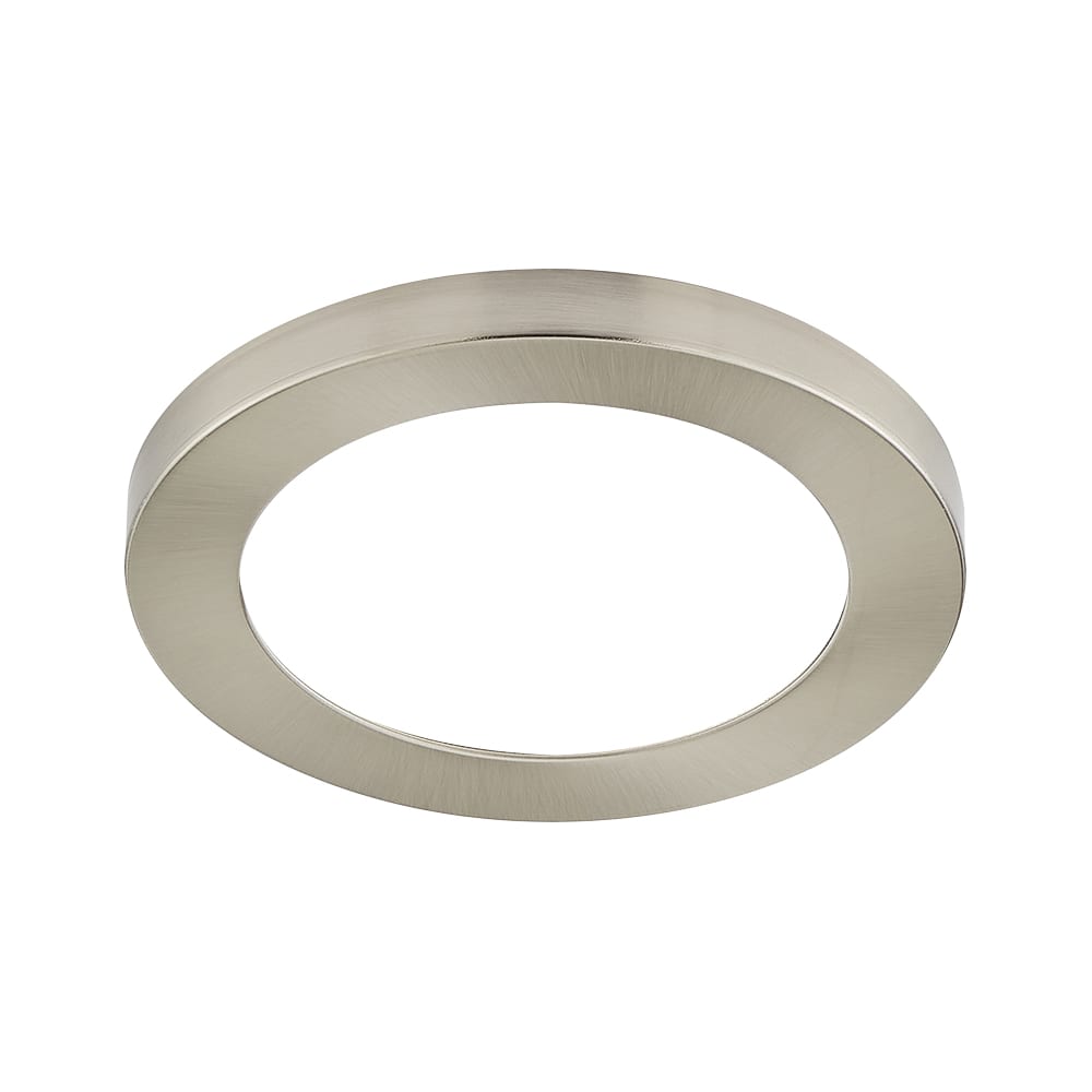 Forum Spa Tauri Magnetic Bezel for 12W Flush LED Bathroom Ceiling Light - Satin Nickel