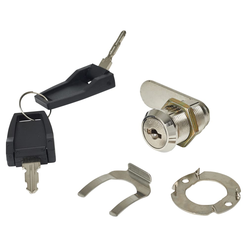 Cam Lock - 19 x 26mm - Keyed to Differ - Nickel Plated