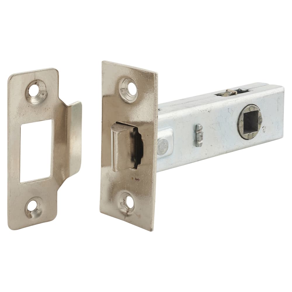 Touchpoint Budget Tubular Latch - 78mm Case - 57mm Backset - Square - Nickel Plated