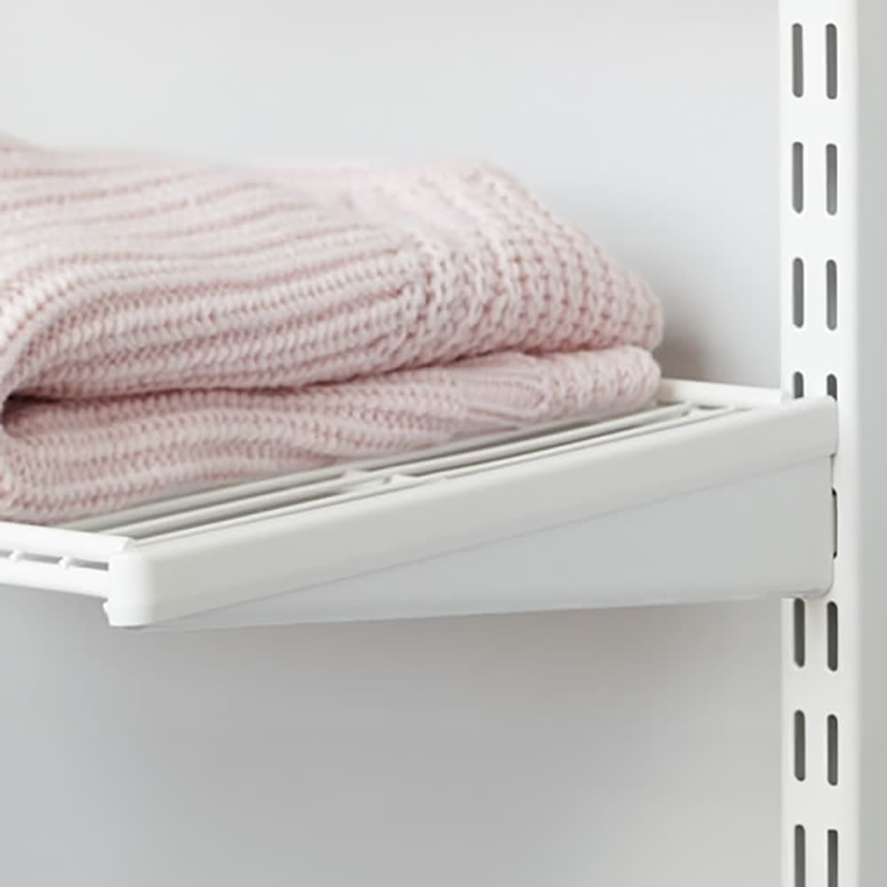 elfa Top Track System - Click In Bracket Cover - 320mm Length - Right - White