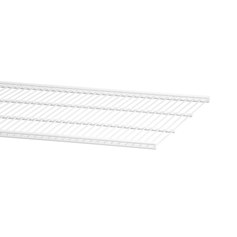 elfa Top Track System - Click In Ventilated Wire Shelf - 607 x 405mm - White