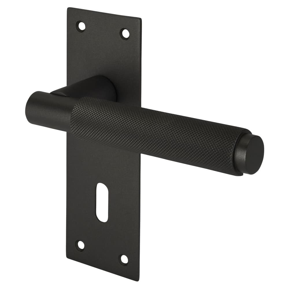 Carlisle Brass Serozzetta Varese Knurled Door Lock Handle