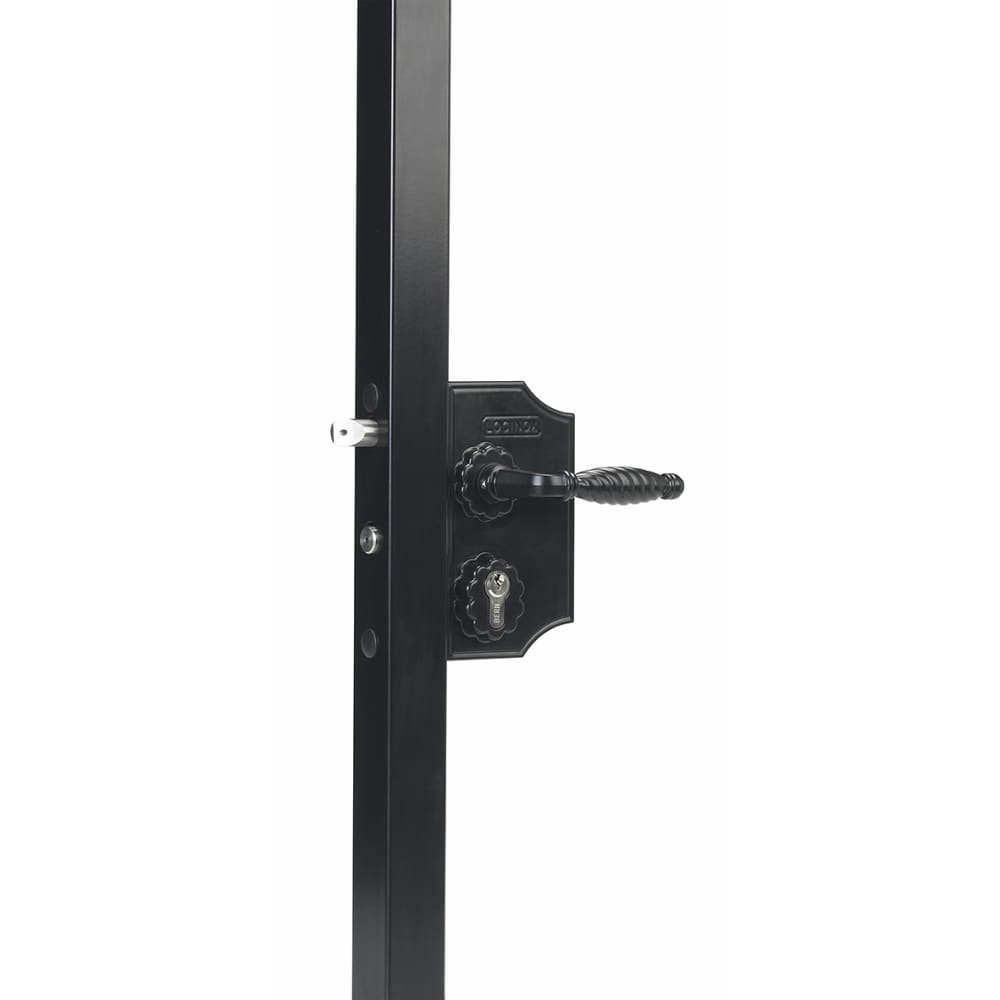 Locinox LAKQ H2 Heavy Duty Gate Lock Kit - 160 x 30 x 91mm - Black 
