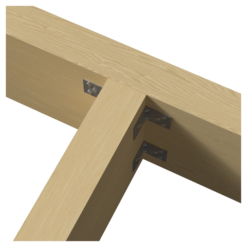 Simpson Strong Tie Light Duty Reinforced Angle Bracket - 42 x 42 x 40mm