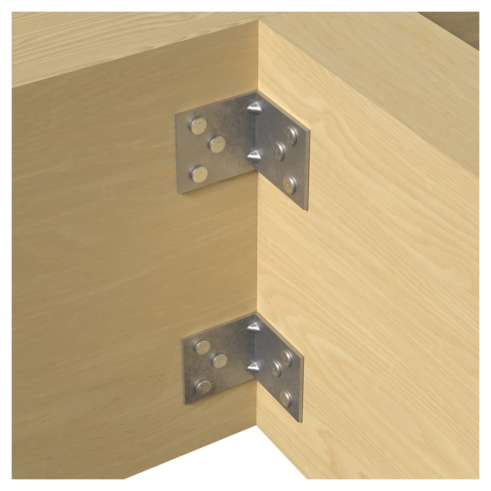 Simpson Strong Tie Light Duty Reinforced Angle Bracket - 42 x 42 x 40mm