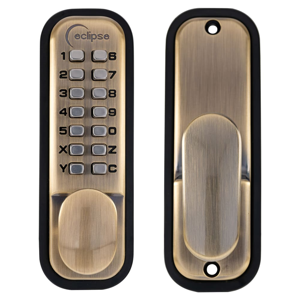 Oush Lock Button Code Eclipse ED20 Easy Code Push Button Digital Code Lock - Holdback Option ...