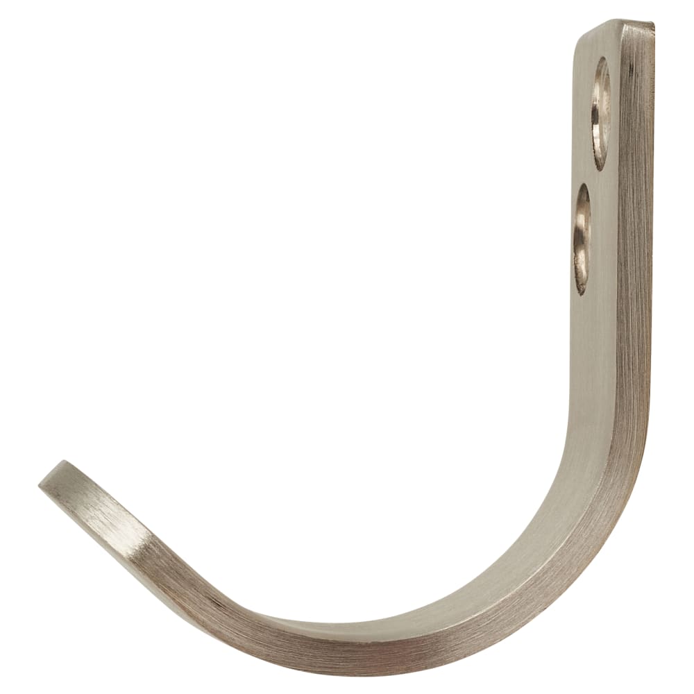 Solid Brass Single Coat Hook - 43mm - Polished Brass, IronmongeryDirect