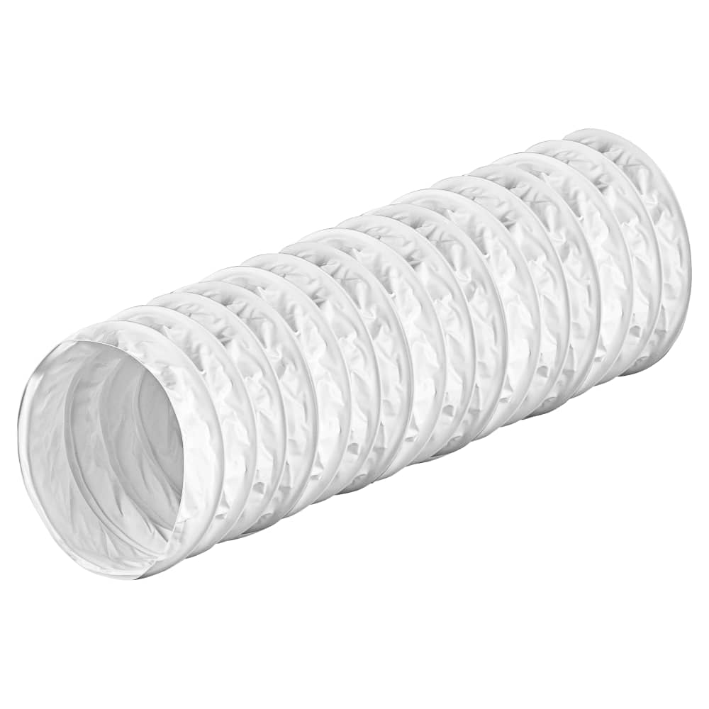 Awenta 6"/150mm PVC Flexible Ducting - 3000mm - White