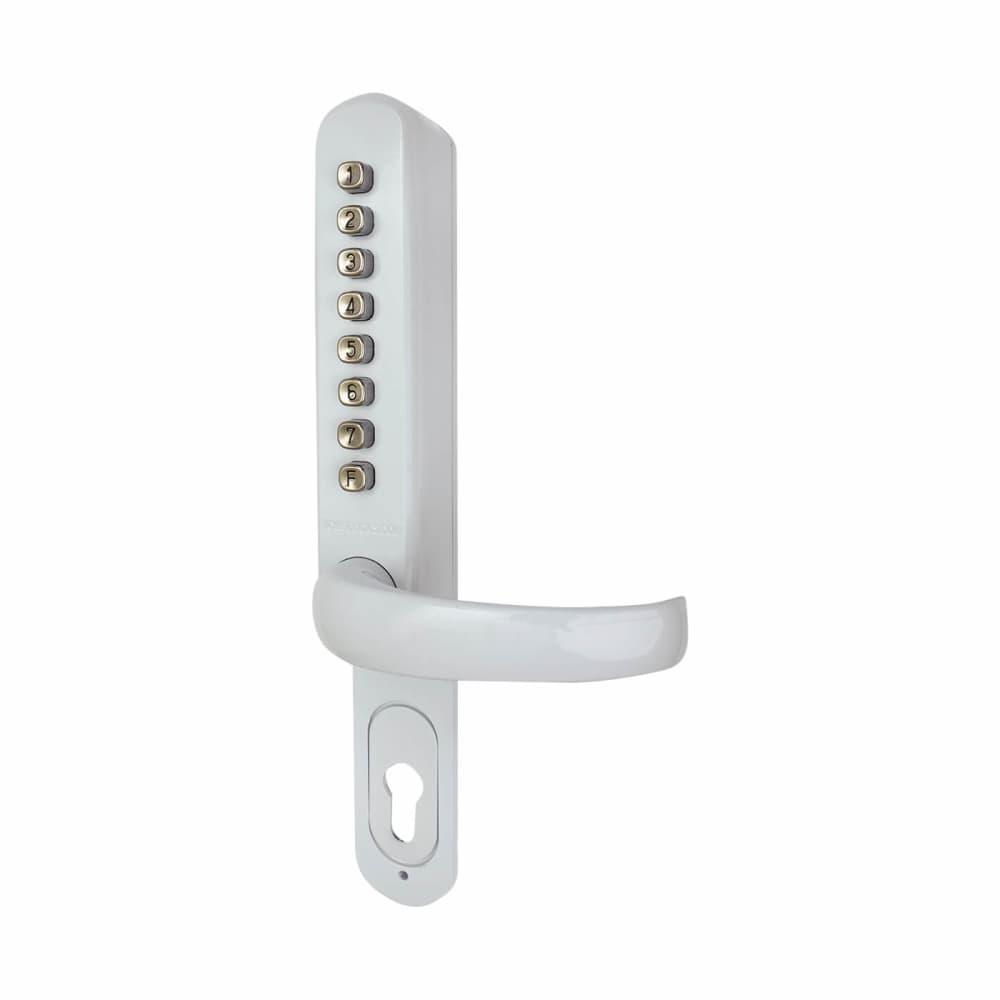 Borg BL6100 Push Button Code Lock for Multipoint Locks - White