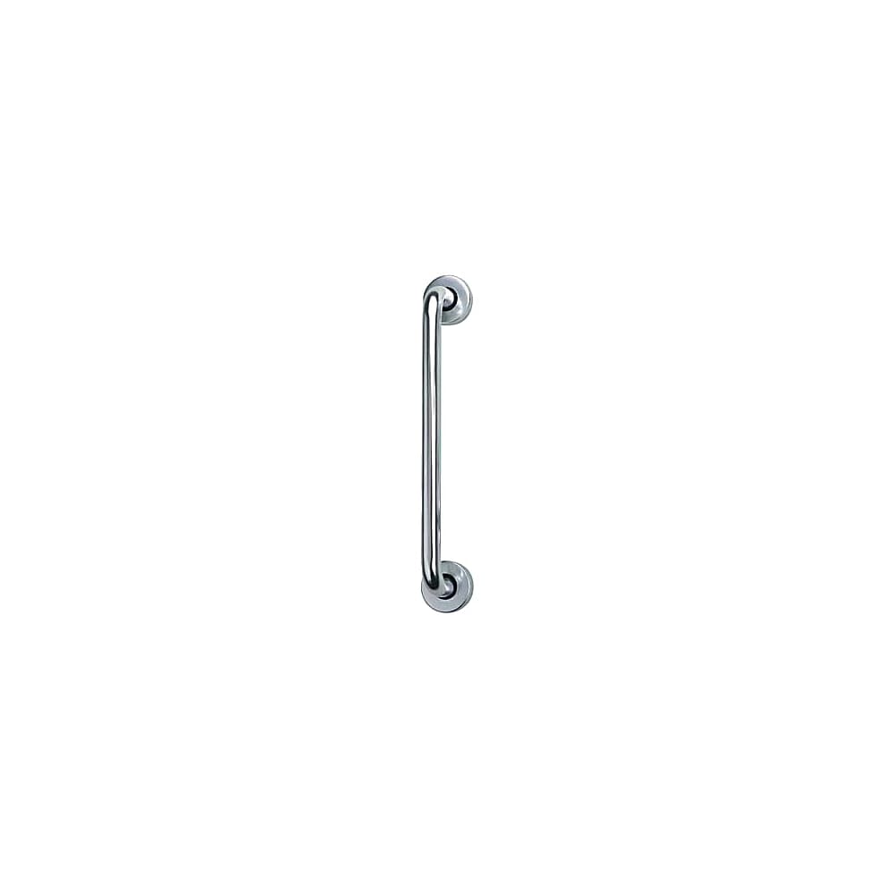 Touchpoint 19mm D-Bar Door Pull Handle on Rose - Screw Fix - 150mm Centres - Satin Aluminium