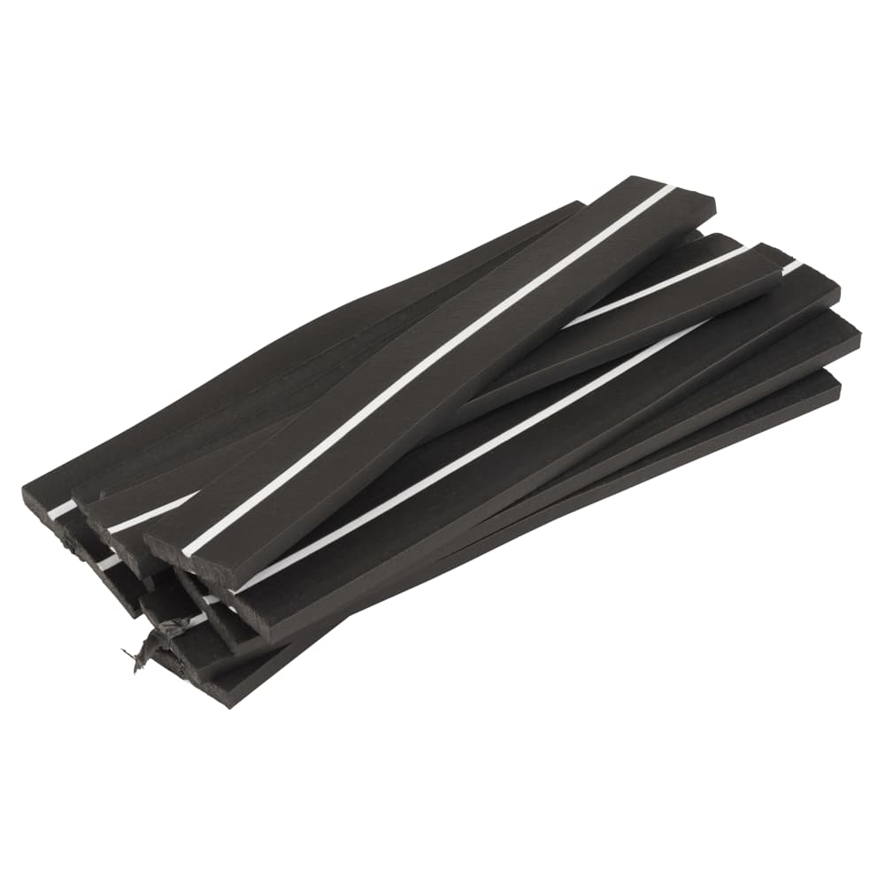 Blue 60 Fire Rated Packers - 3 x 15 x 100mm - Black and White - Pack of 100