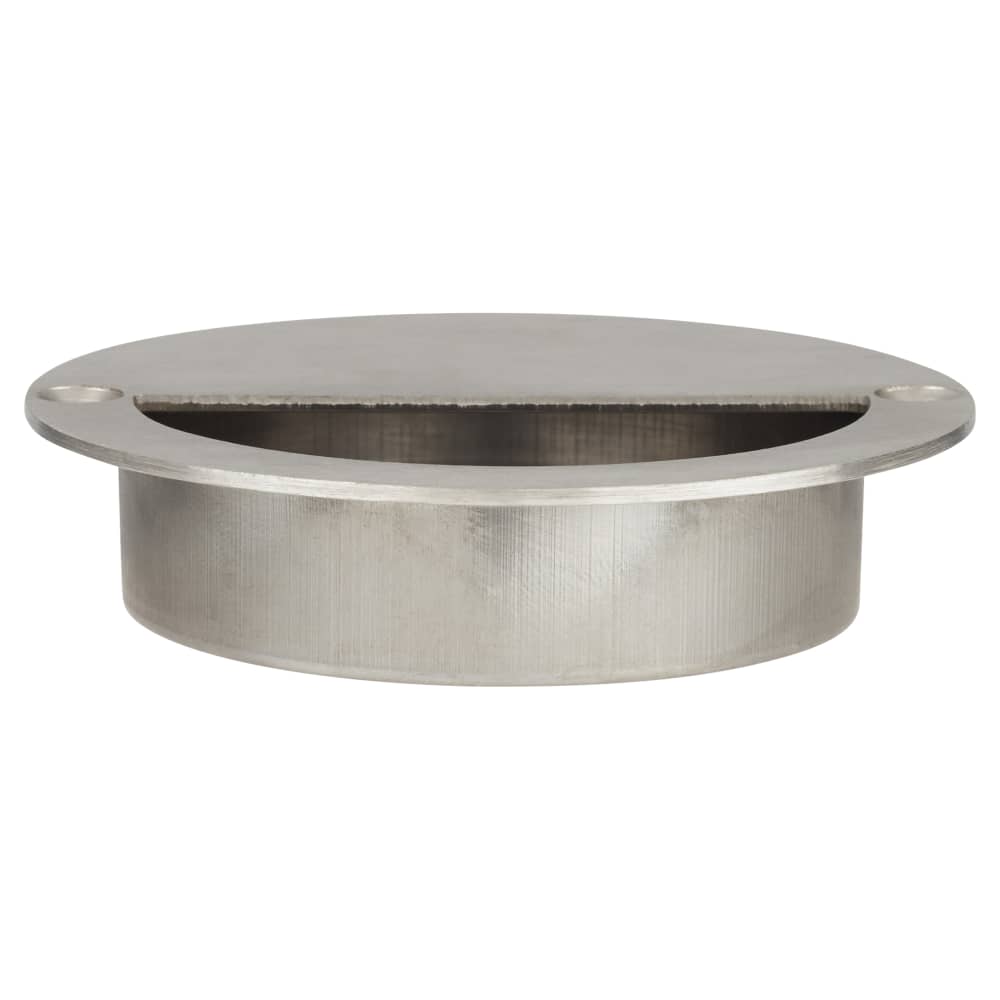 Altro Circular Flush Cabinet Pull Handle - 90mm Diameter - Satin Stainless Steel