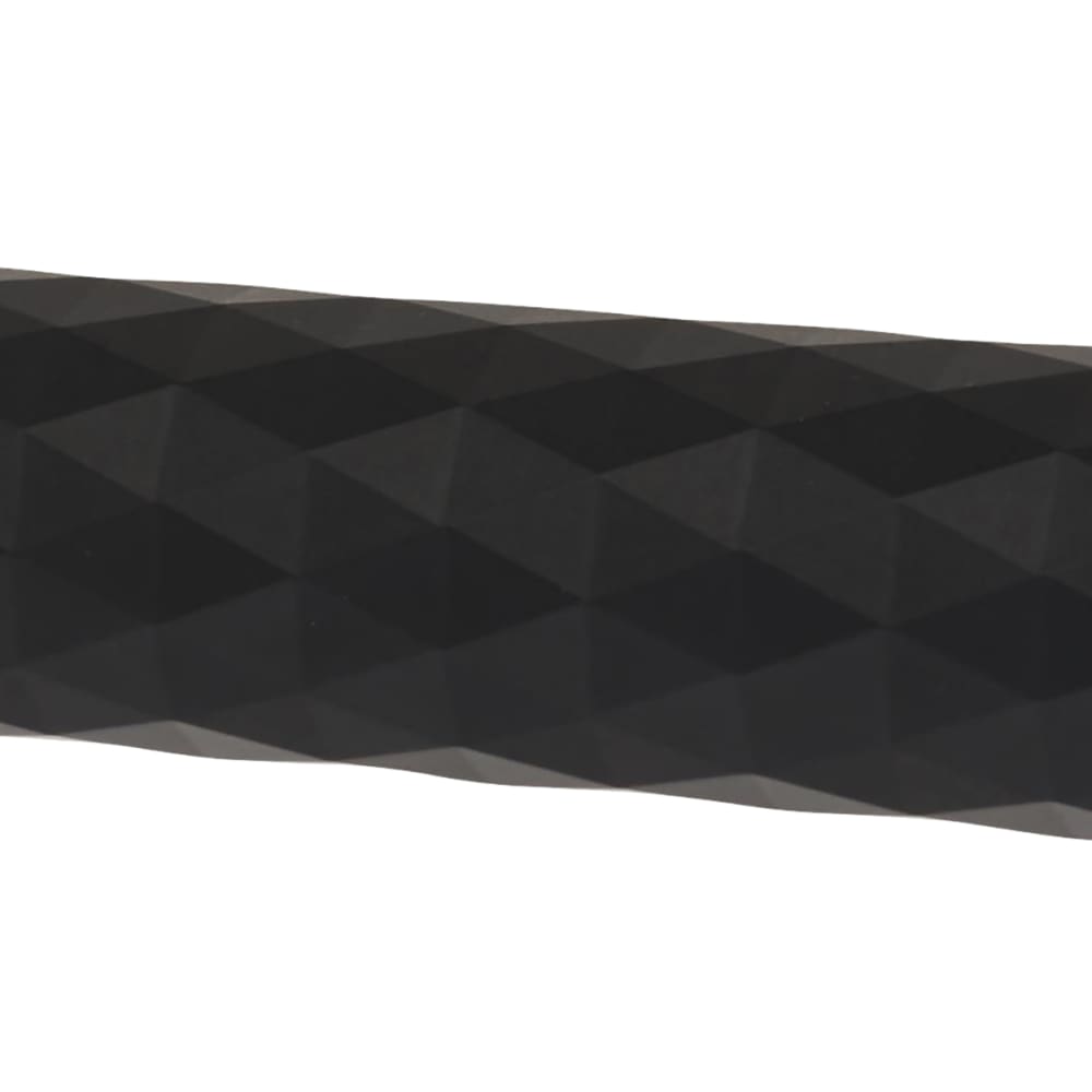 Altro Luna Diamond Door Handle on Rose - Matt Black 