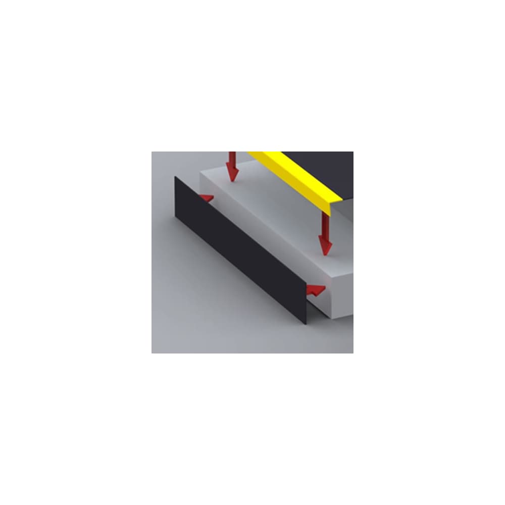 SlipGrip Riser Plate - 1000 x 145mm - Black