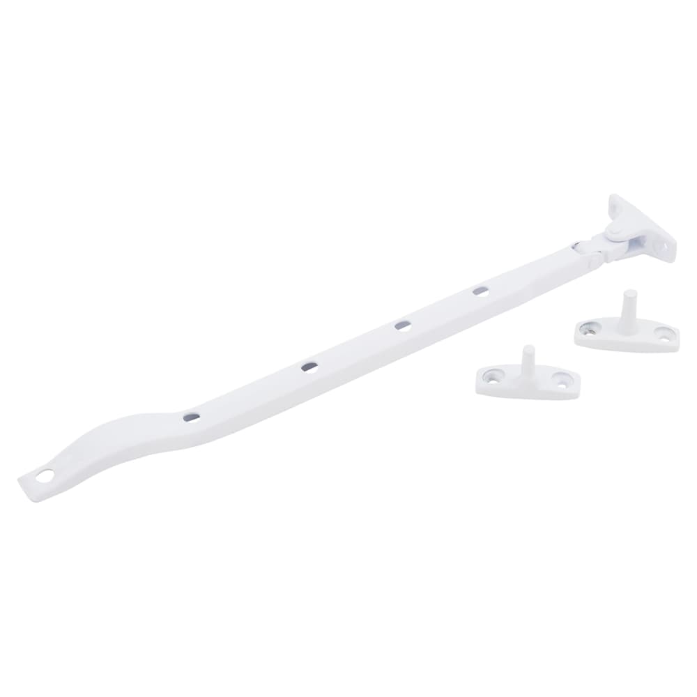 Touchpoint Diecast Painted Casement Window Stay - 10"/250mm Length - White