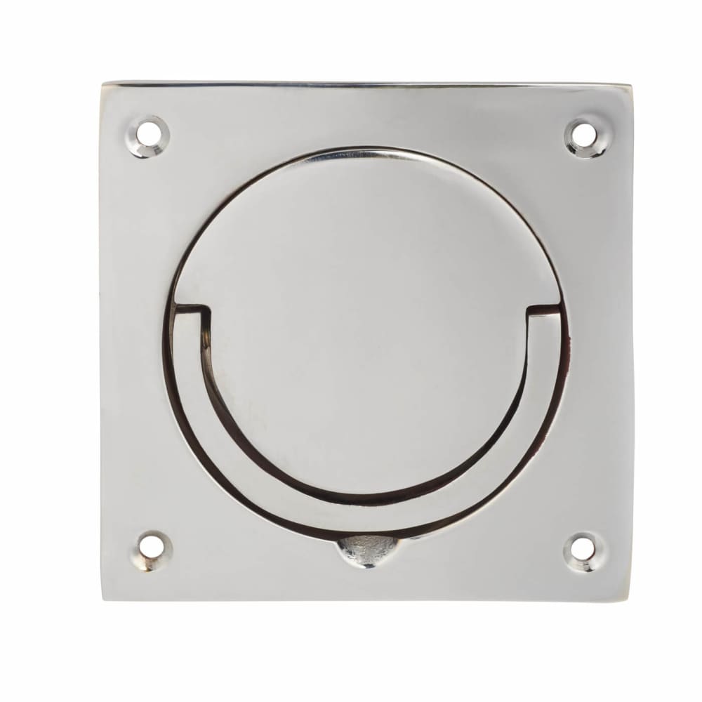 Altro Squash Court Flush Handle - 87 x 87 x 19mm - Polished Chrome