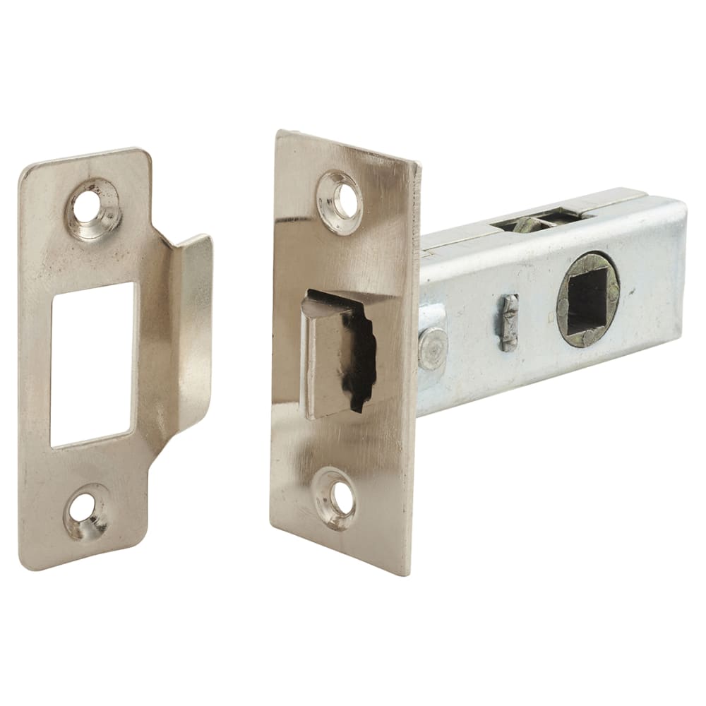 Touchpoint Budget Tubular Latch - 65mm Case - 44mm Backset - Square - Nickel Plated