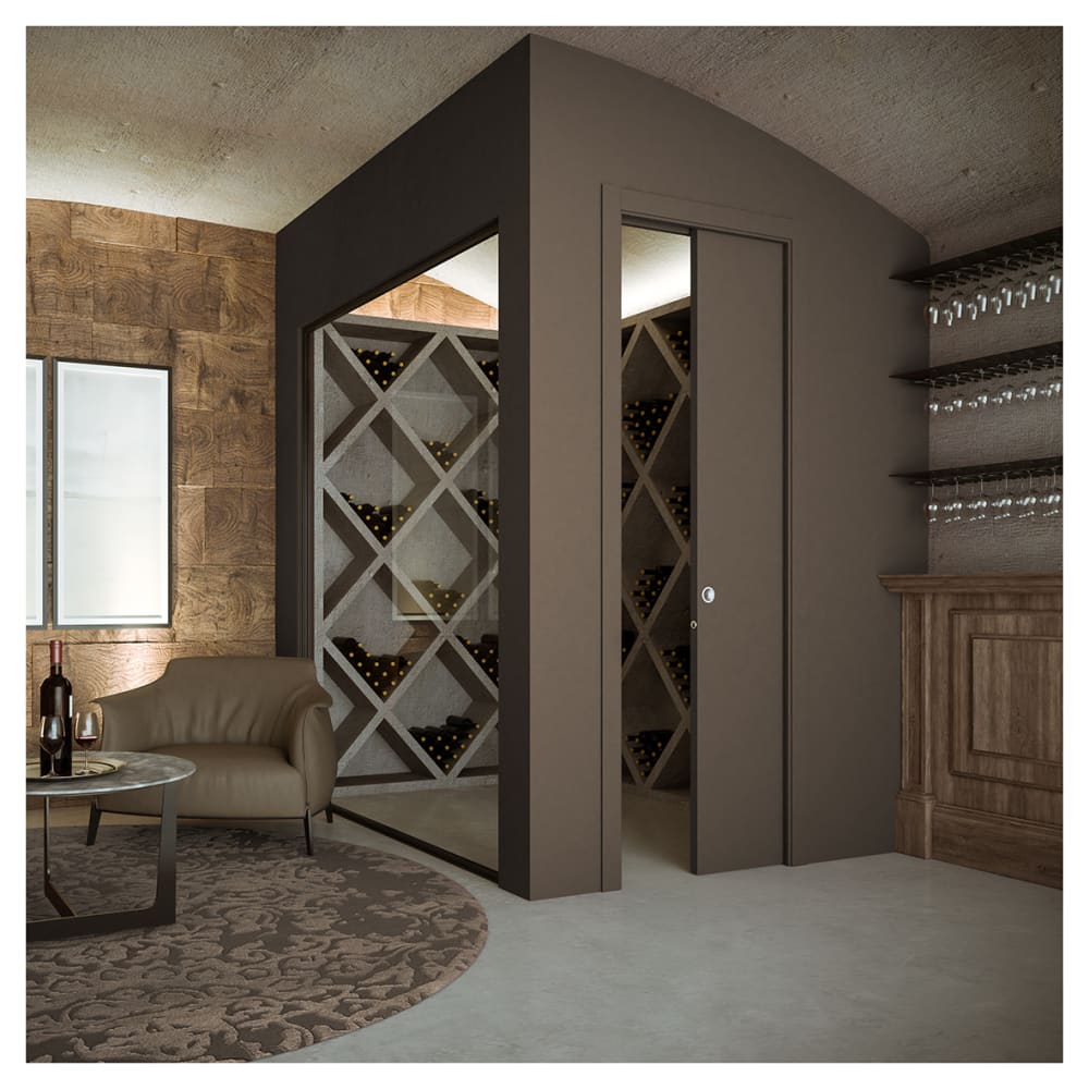 Scrigno OpenBox Single Pocket Door Kit - 125mm Finished Wall Thickness - 826 x 2040mm Door Size