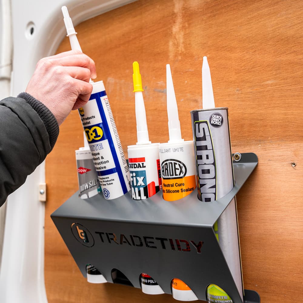 TradeTidy Silicone Tube Holder - 310 x 200 x 110mm - Grey