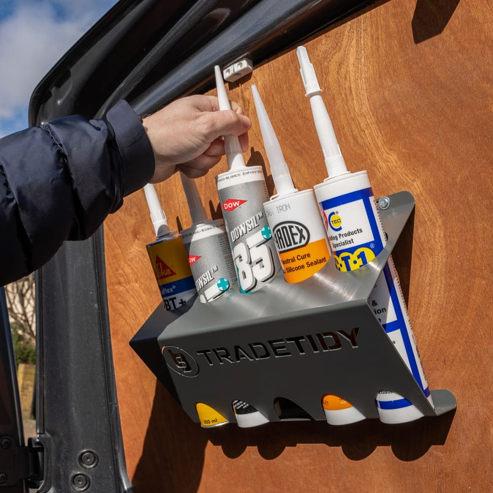 TradeTidy Silicone Tube Holder - 310 x 200 x 110mm - Grey