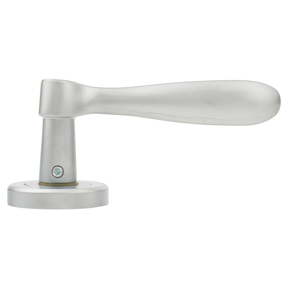 Serozzetta by Carlisle Brass Verdun Door Handle on Rose - Satin Chrome