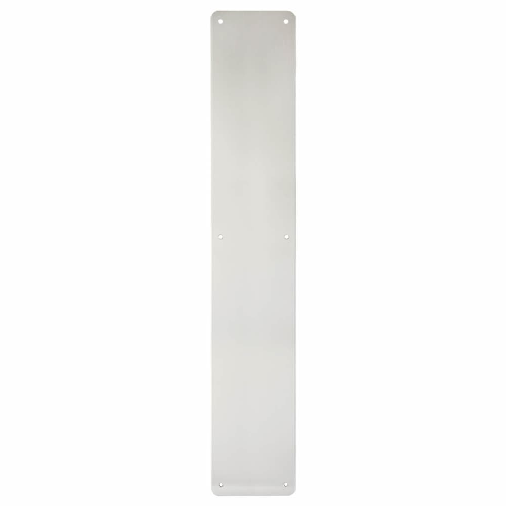Touchpoint Aluminium Plain Finger Plate - 600 x 100 x 3mm - Satin Anodised