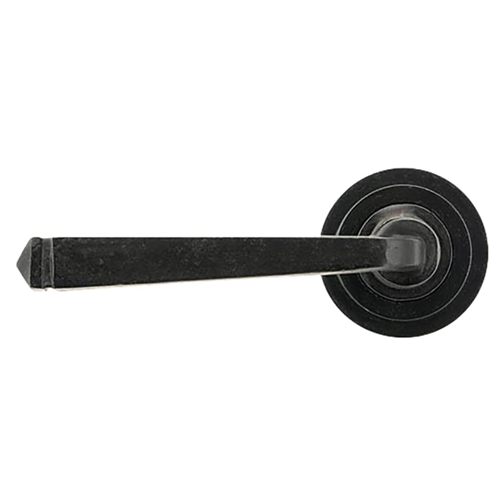 From The Anvil Avon Door Handle on Art Deco Rose - External Beeswax