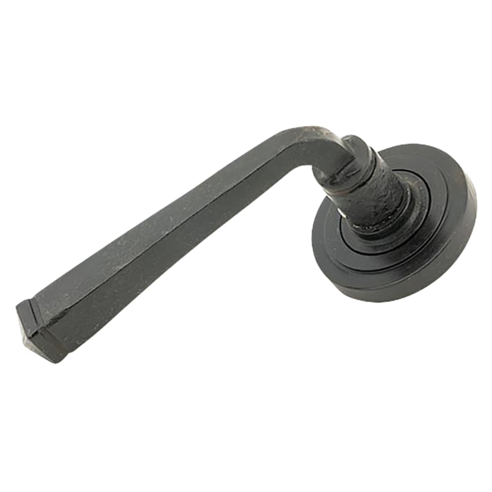 From The Anvil Avon Door Handle on Art Deco Rose - External Beeswax