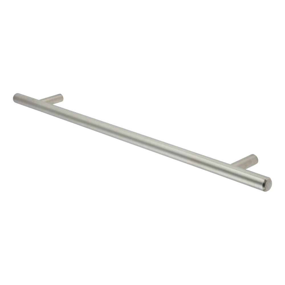 Altro 10mm  T-Bar Cabinet Pull Handle - 224mm Centres - Satin Stainless Steel
