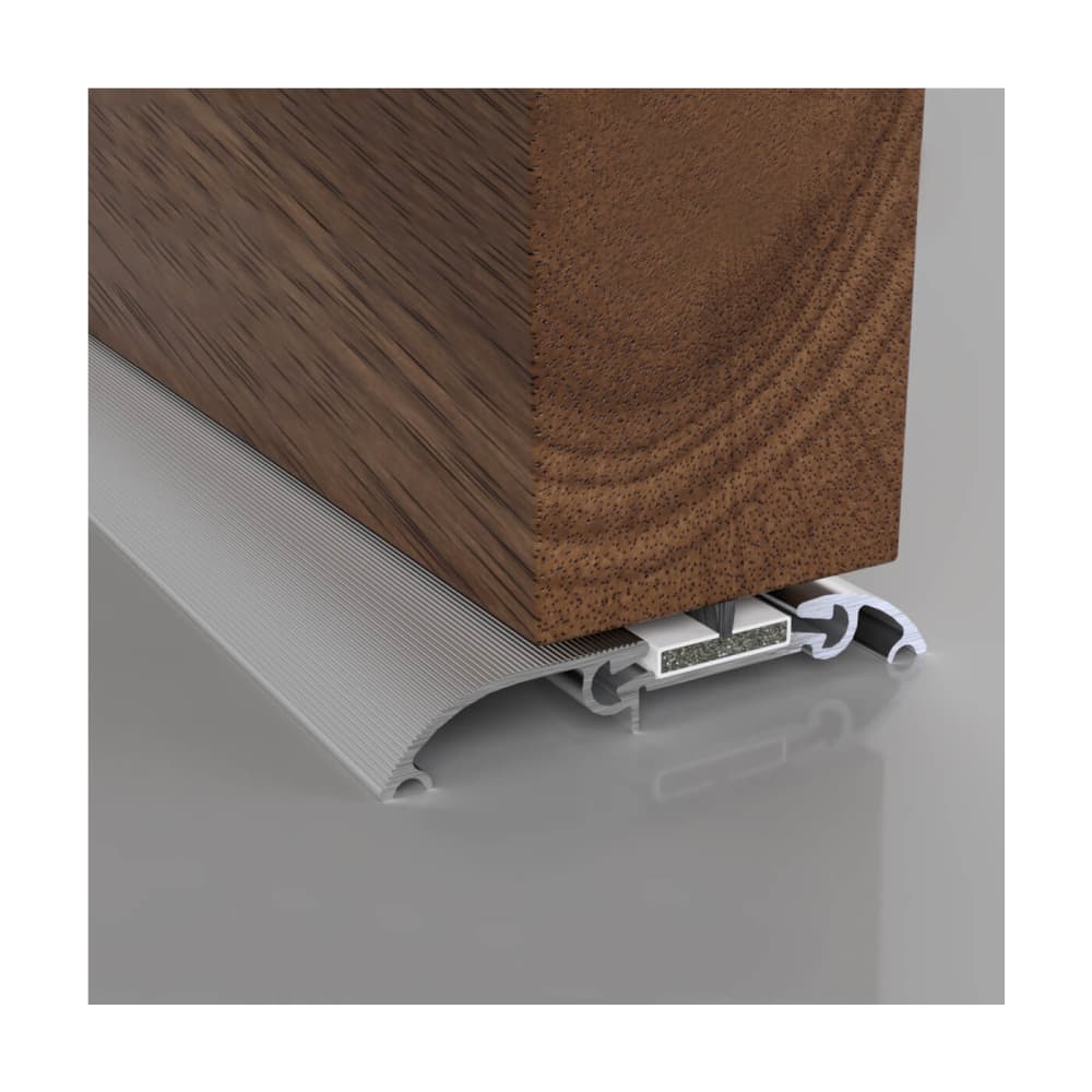 Stormguard FS60 Fire and Smoke Threshold - 914mm Length - Inward/Outward Opening Doors - Aluminium