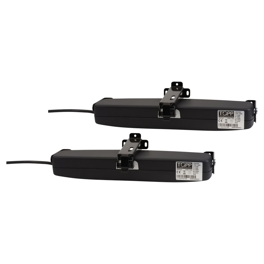 TOPP C30 Electric Window Operator Tandem Kit 230VAC - Black